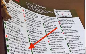 Verónica Camino vota a favor de liberar a miles de criminales