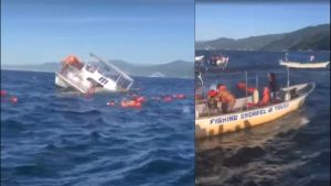 Se hunde barco con turistas