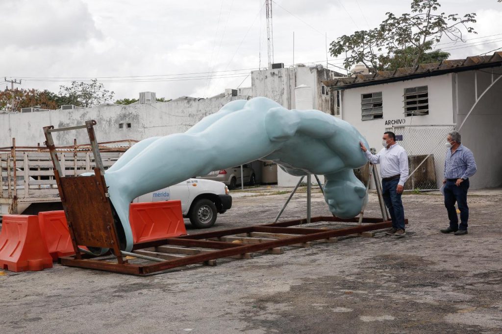 Con gigantesca estatua, Mérida y Corea refuerzan vínculos de amistad y trabajo