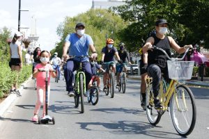 Reactivan  la Bici Ruta  con cuidados sanitarios y participación responsable