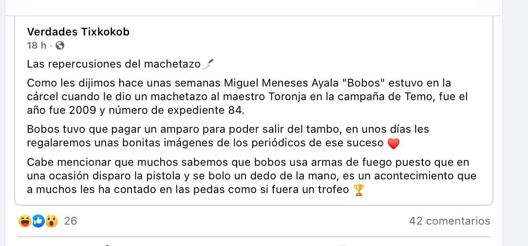 Candidato morenista a la alcaldía de Tixkokob con un pasado de violencia y cárcel