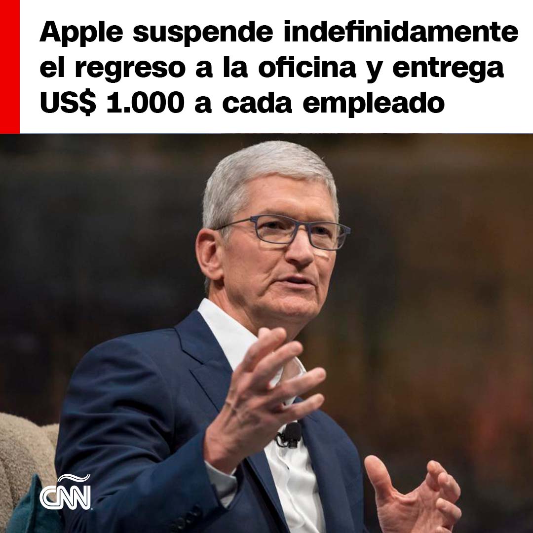 Ómicron obliga a  la Apple a no dejar volver a sus empleados  a las oficinas