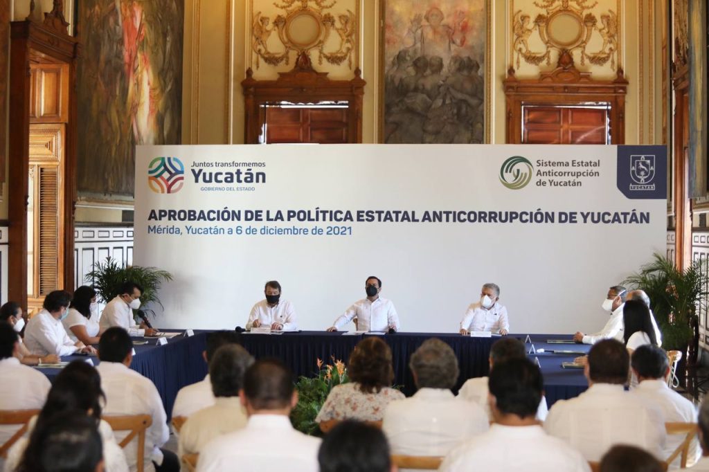 Yucatán se coloca a la vanguardia en materia de transparencia y el combate a la corrupción