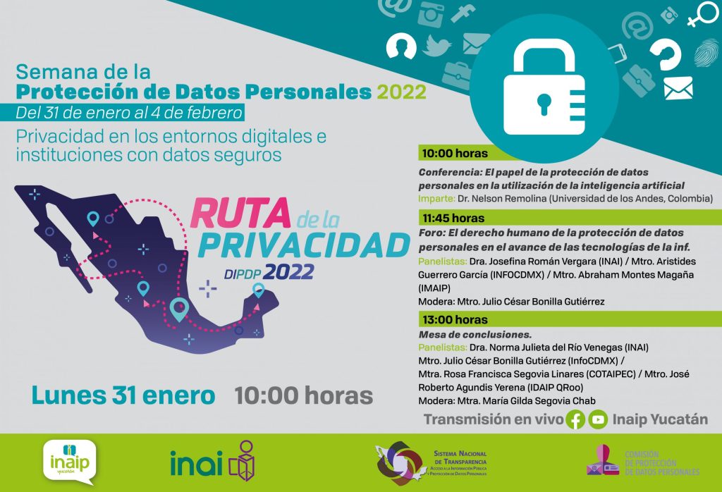 Conmemora el Inaip Yucatán el Día Internacional de la Protección de Datos Personales