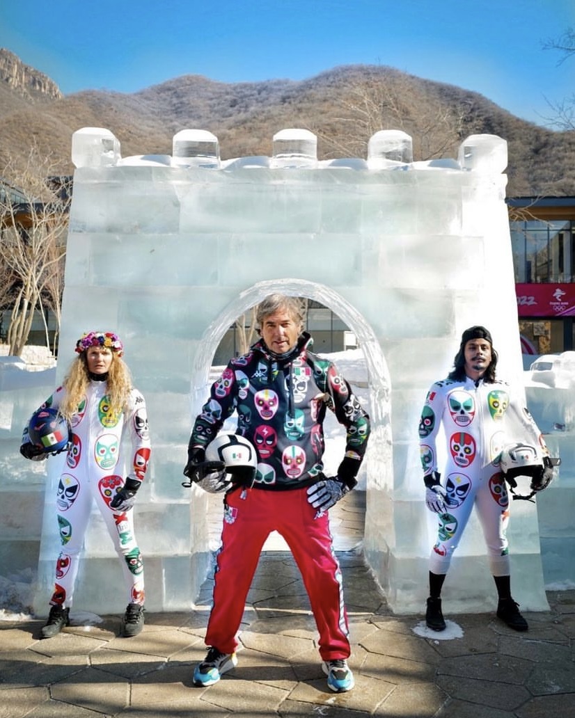 Trajes de los mexicanos en Beijing 2022 están inspirados en la lucha libre