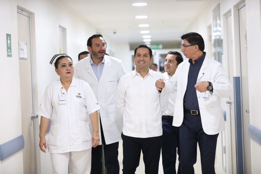 Tras gestiones ante el presidente Andrés Manuel López Obrador, el Gobernador Mauricio Vila Dosal informó que el proyecto del nuevo Hospital “Dr. Agustín O’Horán” está aprobado y va por buen camino