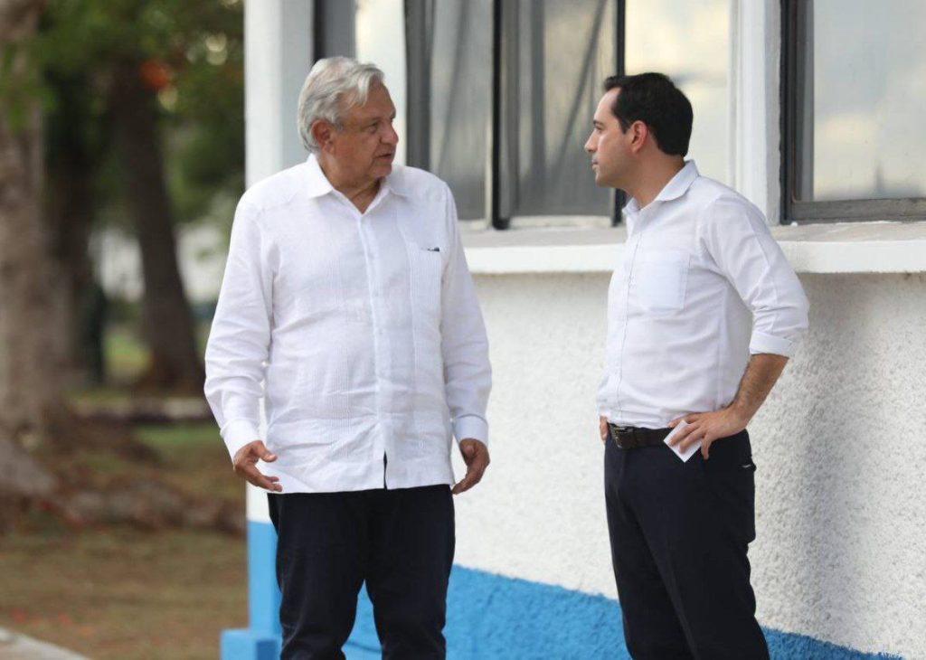 El Gobernador Mauricio Vila Dosal y el Presidente Andrés Manuel López Obrador, reafirman trabajo en equipo para impulsar el desarrollo de Yucatán