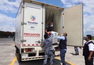 Ya está en Yucatán un nuevo lote con 36,000 vacunas pediátricas contra el coronavirus