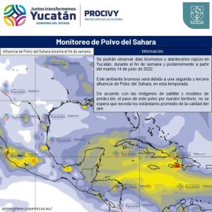 Procivy informa de la presencia del polvo del Sahara, sin riesgo alguno para la población