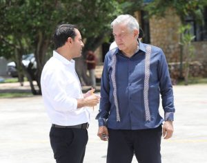 El Gobernador Mauricio Vila Dosal y el Presidente Andrés Manuel López Obrador refrendan compromiso de trabajar juntos por Yucatán