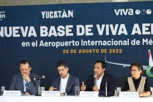 Yucatán se consolida como destino turístico al lograr el establecimiento de una nueva base operativa de Viva Aerobus en el Aeropuerto Internacional de Mérida￼