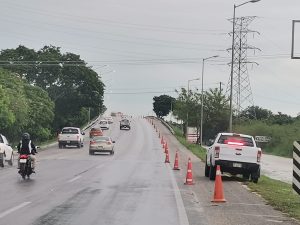 El Gobierno del Estado continúa con los trabajos de mantenimiento de los puentes del Periférico de Mérida