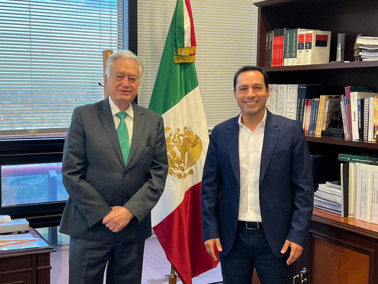 El Gobernador Mauricio Vila Dosal revisa en la Ciudad de México avances del proyecto de construcción del Gran Parque La Plancha