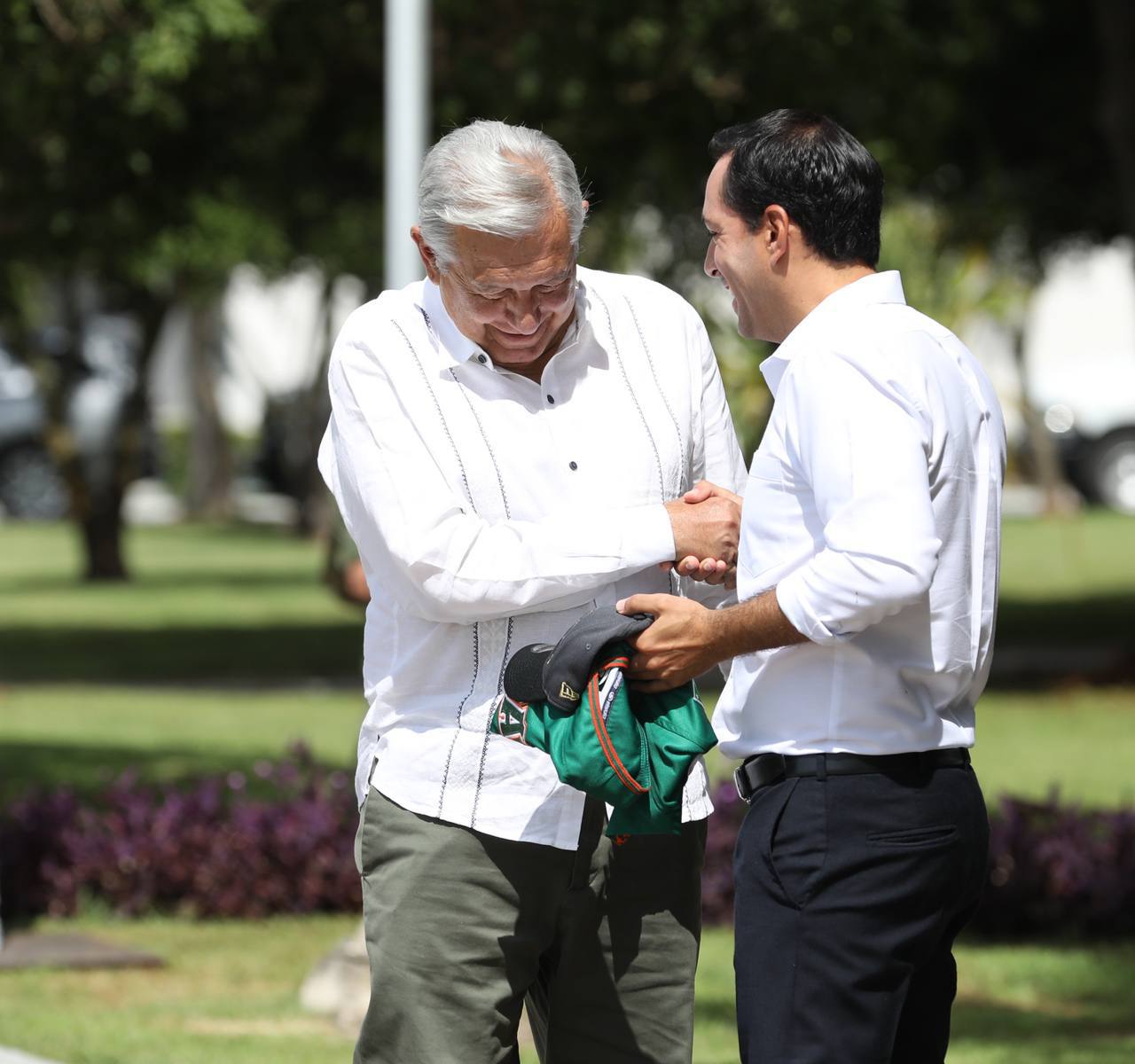 Trabajo de la mano entre Vila Dosal y López Obrador para impulsar proyectos