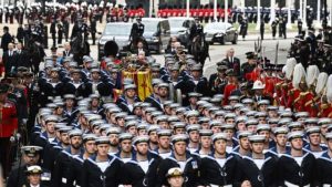 Multitudinaria despedida a la Reina Isabel II