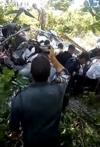 Se desploma helicóptero de la Marina en Tabasco: 3 muertos