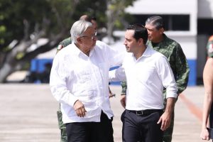 El Gobernador Mauricio Vila Dosal y el Presidente Andrés Manuel López Obrador acuerdan mantener la coordinación y colaboración en torno a proyectos estratégicos para Yucatán