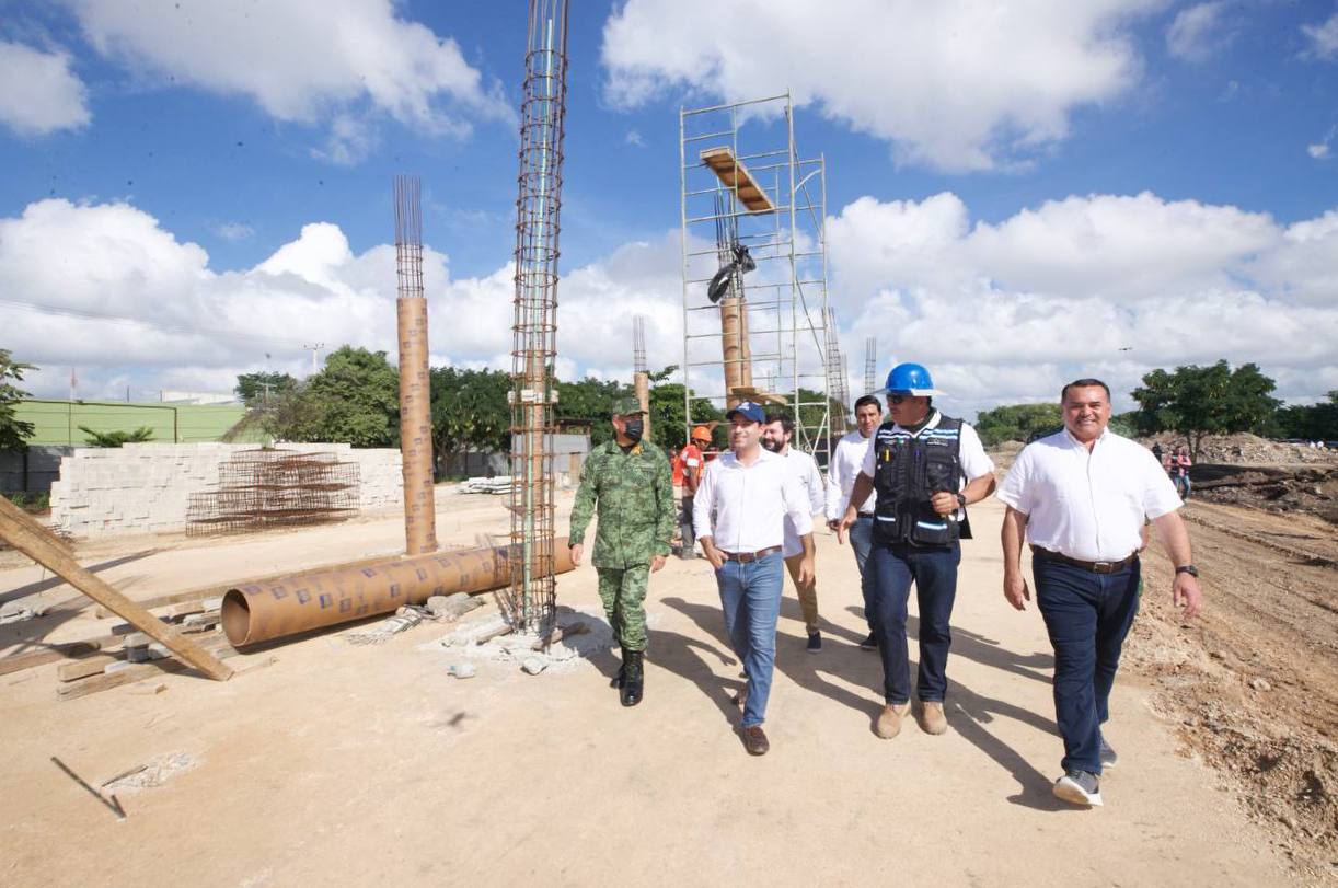 Vila supervisa el parque de La Plancha y los avances de las obras que ahí se realizan