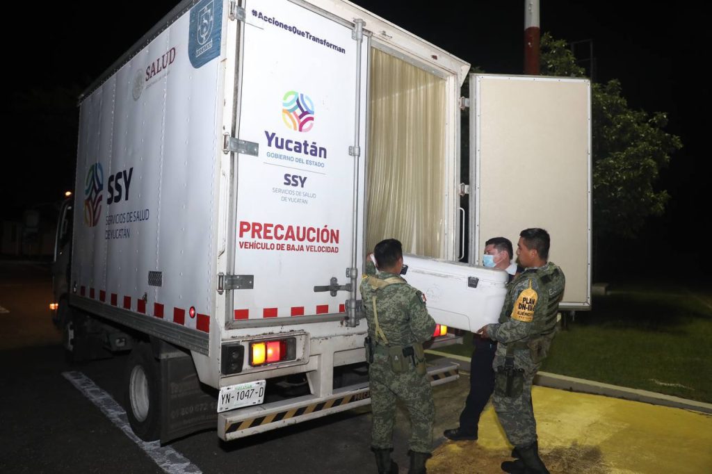 Más de 74 mil vacunas contra el Covid llegan a Yucatán