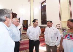 Feligreses de Xcunyá están más seguro tras la rehabilitación de la iglesia de San Juan Bautista