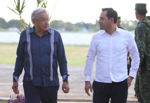 Reunión de Vila Dosal y López Obrador para impulsar el desarrollo de Yucatán 