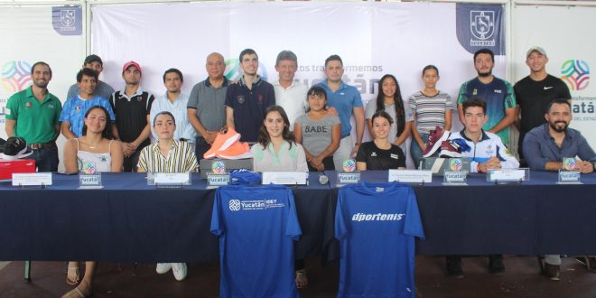 Entregan tenis, playeras y cupones de Deportenis a deportistas de alto rendimiento