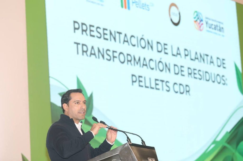 Empresarios yucatecos y alemanes convertirán residuos sólidos urbanos en Pellets