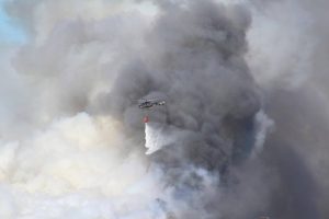 Tras ardua labor es controlado el incendio en el relleno sanitario de Mérida