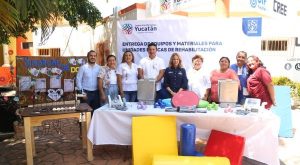 El DIF Yucatán inicia entrega de equipamiento y materiales a 28 Unidades de Rehabilitación