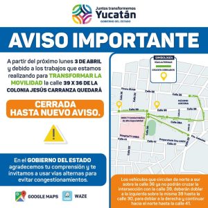 El Gobierno del Estado sigue trabajando para avanzar en la transformación de la movilidad en Mérida