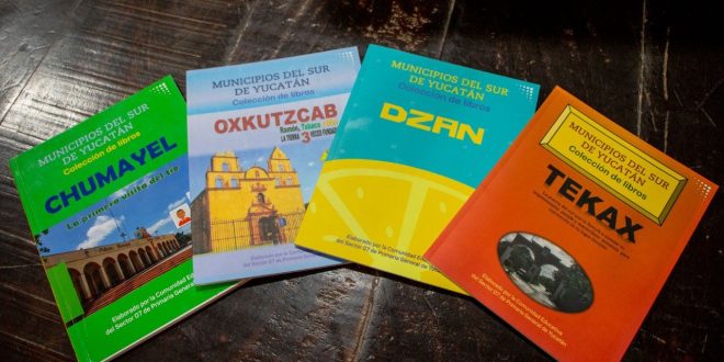 Libros plasman la mirada de la niñez de municipios del sur de Yucatán