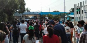 Estudiantes presentaron examen de ingreso a secundarias públicas con sobredemanda