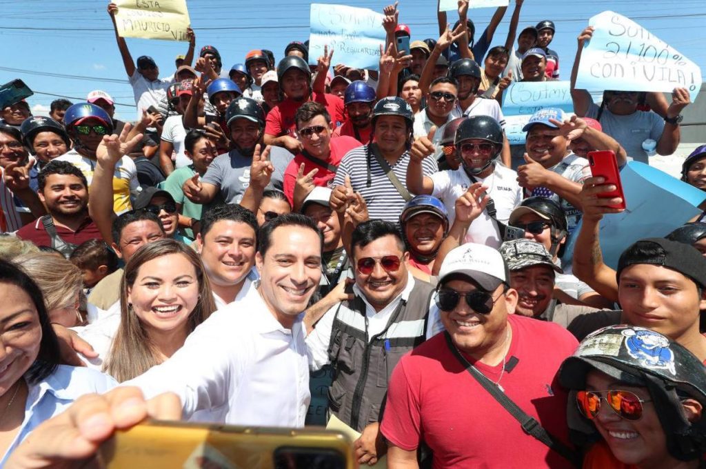 Pone en marcha el Gobernador Mauricio Vila Dosal los trabajos del tramo Kanasín del Ie-Tram