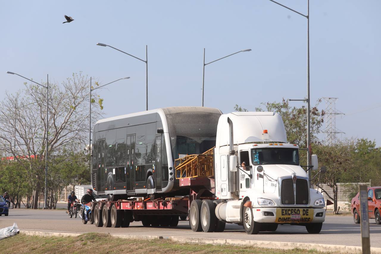 Llega a Yucatán la unidad de prueba del Ie-tram, con lo que el futuro de la movilidad está cada vez más cerca