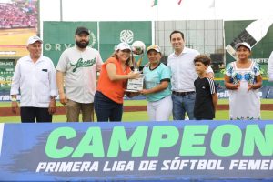 Finaliza con éxito el primer Torneo de Sóftbol Femenil Estatal “Liga del Cambio”