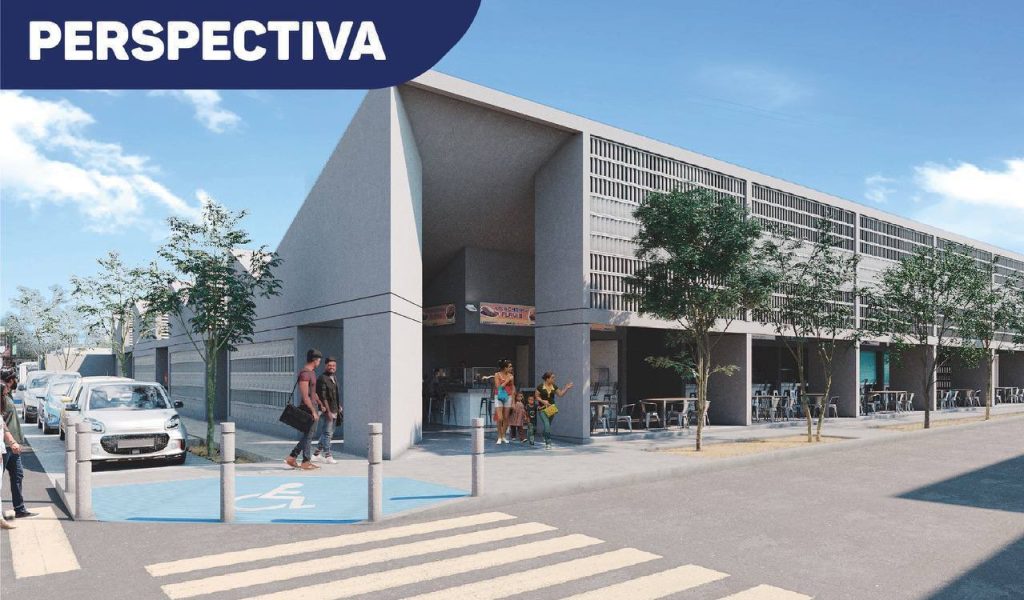 Vila supervisa los trabajos de construcción del nuevo mercado de Kanasín