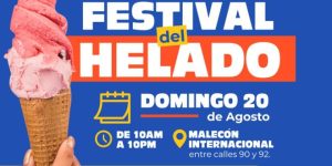 El Festival del Helado llega este domingo al Malecón Internacional de Progreso para el deleite de los ciudadanos