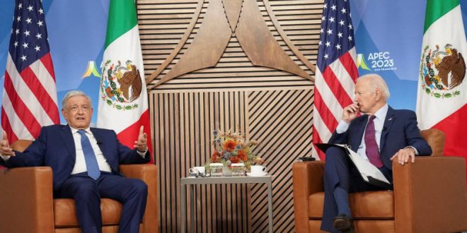 Se reúnen López Obrador  y Biden en San Francisco