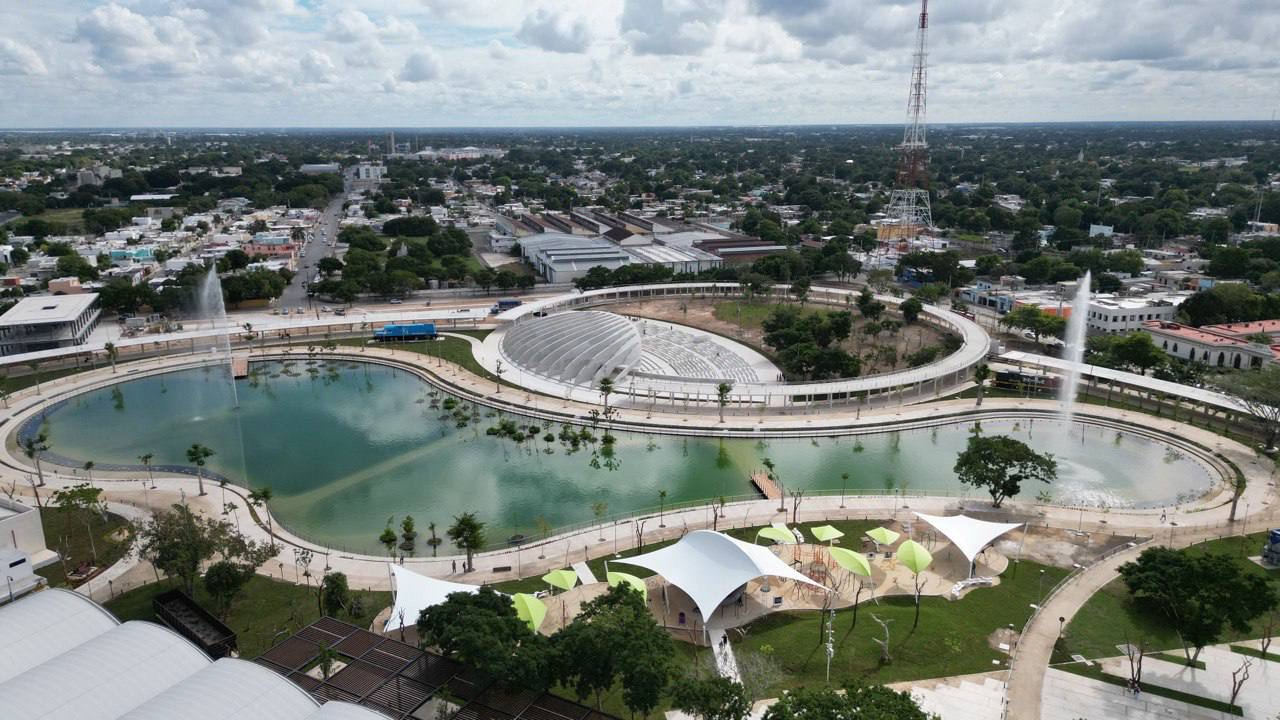 El Gobernador Vila Dosal y el Presidente López Obrador inauguran el Gran Parque “La Plancha”