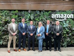 El Gobernador Mauricio Vila Dosal y Amazon acuerdan fortalecer la presencia de esa empresa en Yucatán con más inversiones y generación de empleos