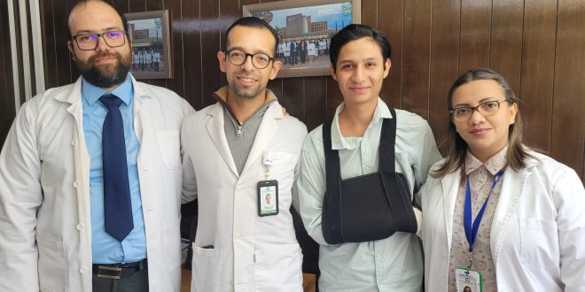 Médicos del IMSS salvan brazo a joven que sufrió desprendimiento parcial