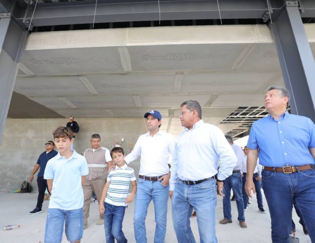 Avanza construcción de la estación del Ie-tram en el parque de La Plancha