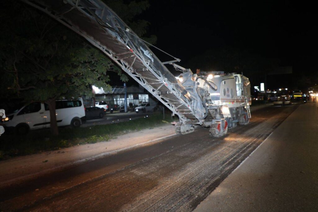 Avanzan trabajos de repavimentación de los kilómetros más críticos del Anillo Periférico de Mérida