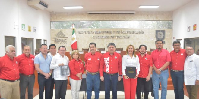 El PRI entrega su Plataforma Electoral para un Yucatán con futuro prometedor