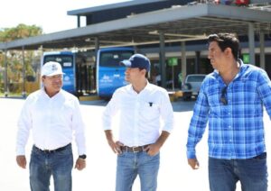 Supervisa Vila los avances de la estación del Ie-Tram en La Plancha para seguir transformando la movilidad