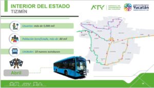 La transformación del transporte público llegará a Tekax, Tizimín y Valladolid