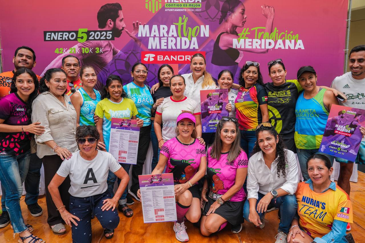 Marathón Mérida 2025 contará con actividades deportivas y culturales únicas