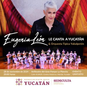 Identidad yucateca vibrará con Eugenia León en Mérida