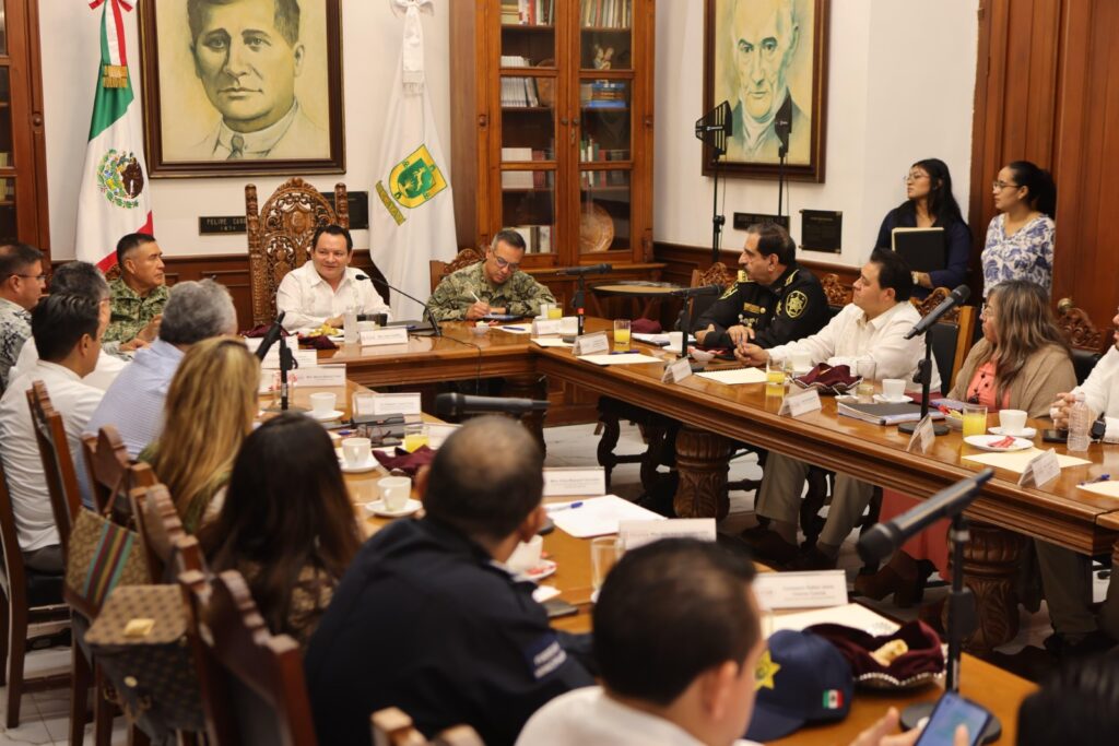 Reunión estatal destaca coordinación por la paz en Yucatán