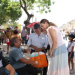 Cecilia Patrón supervisa mejoras en parque del centro